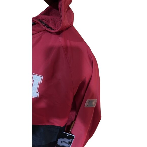 NC State Wolfpack Colosseum Long Sleeve Quarter Zip Light Jacket Mens L New - Picture 8 of 9